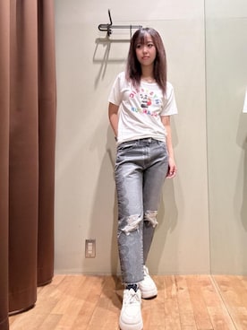 「HYSTERIC GLAMOUR（ヒステリックグラマー）のアイテム」を使った、hzktoさん（レディース・161cm）の夏コーディネート