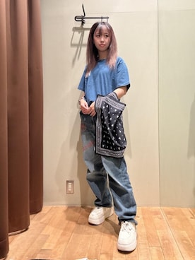 「アイテム（エコバッグ/サブバッグ）」を使った、hzktoさん（レディース・161cm）の秋コーディネート