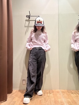 「HYSTERIC GLAMOUR（ヒステリックグラマー）のアイテム」を使った、hzktoさん（レディース・161cm）の秋コーディネート