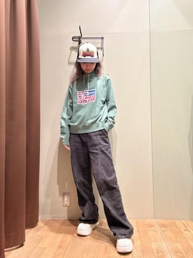 「HYSTERIC GLAMOUR（ヒステリックグラマー）のアイテム」を使った、hzktoさん（レディース・161cm）の秋コーディネート