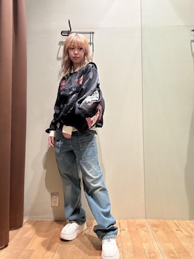 「HYSTERIC GLAMOUR（ヒステリックグラマー）のアイテム（ショルダーバッグ）」を使った、hzktoさん（レディース・161cm）の秋コーディネート