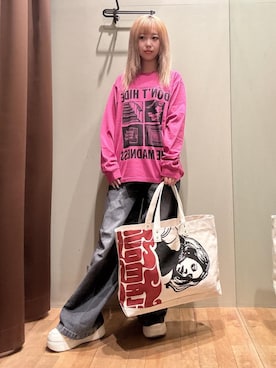 「HYSTERIC GLAMOUR（ヒステリックグラマー）のアイテム」を使った、hzktoさん（レディース・161cm）の秋コーディネート
