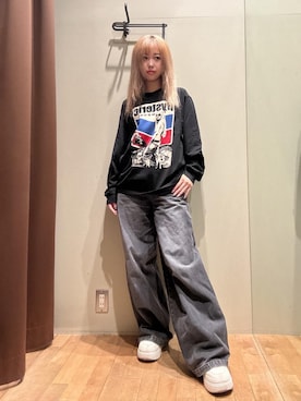 「HYSTERIC GLAMOUR（ヒステリックグラマー）のアイテム」を使った、hzktoさん（レディース・161cm）の秋コーディネート