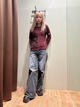 「HYSTERIC GLAMOUR（ヒステリックグラマー）のアイテム」を使った、hzktoさん（レディース・161cm）の秋コーディネート