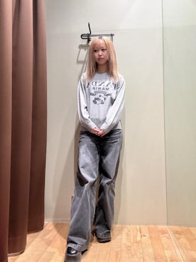 「HYSTERIC GLAMOUR（ヒステリックグラマー）のアイテム」を使った、hzktoさん（レディース・161cm）の秋コーディネート
