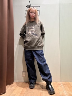 「HYSTERIC GLAMOUR（ヒステリックグラマー）のアイテム」を使った、hzktoさん（レディース・161cm）の秋コーディネート