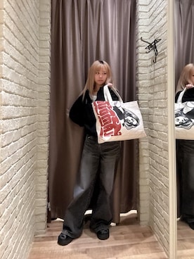 「HYSTERIC GLAMOUR（ヒステリックグラマー）のアイテム（パーカー）」を使った、hzktoさん（レディース・161cm）の秋コーディネート