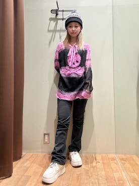 「HYSTERIC GLAMOUR（ヒステリックグラマー）のアイテム」を使った、hzktoさん（レディース・161cm）の秋コーディネート