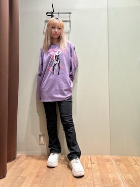 「HYSTERIC GLAMOUR（ヒステリックグラマー）のアイテム」を使った、hzktoさん（レディース・161cm）の秋コーディネート