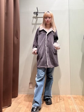 「HYSTERIC GLAMOUR（ヒステリックグラマー）のアイテム」を使った、hzktoさん（レディース・161cm）の秋コーディネート