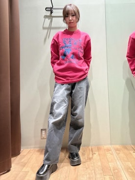 「HYSTERIC GLAMOUR（ヒステリックグラマー）のアイテム」を使った、hzktoさん（レディース・161cm）の秋コーディネート