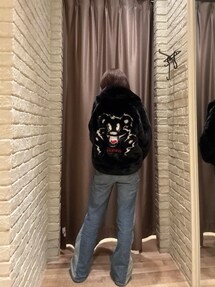 HYSTERIC GLAMOUR（ヒステリックグラマー）の「FIRE BEAR刺繍 フェイク