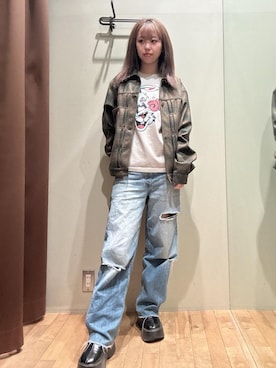 「アイテム（ジャケット/アウター）」を使った、hzktoさん（レディース・161cm）の冬コーディネート