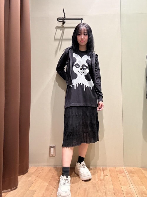 ★値下げしました★LEVITATED GIRL ショート丈パーカ一 HYSTERIC GLAMOUR - ☆値下げしました☆LEVITATED GIRL ショート丈