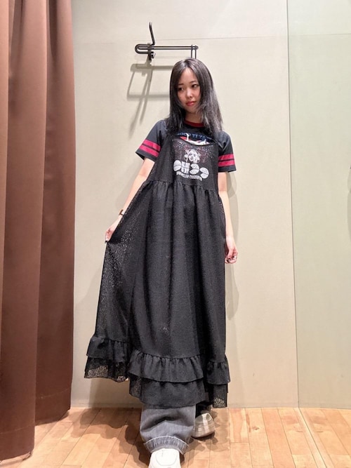 【週末値下げ】 ヒステリックグラマー　ベイフロー　ヌーディー　デニム４本セット デニムワイドパンツ（デニムパンツ）｜HYSTERIC GLAMOUR（ヒステリック