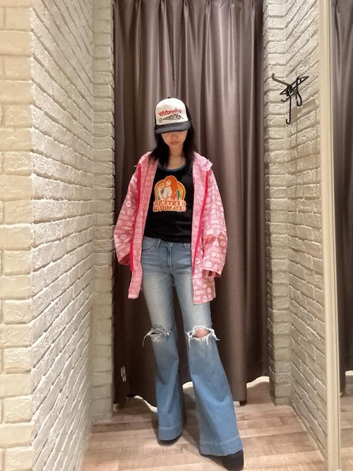 ローライズフレアデニムパンツ（デニムパンツ）｜HYSTERIC GLAMOUR