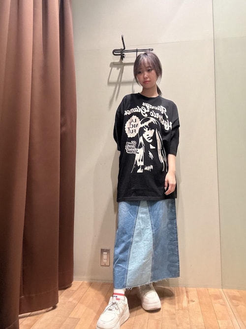 SNAKE LOOP リメイクデニムスカート(スカート)|HYSTERIC GLAMOUR SNAKE LOOP リメイクデニムスカート(スカート)|HYSTERIC GLAMOUR