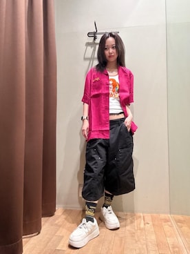 HYSTERIC GLAMOURのタンクトップを使ったレディース人気ファッション