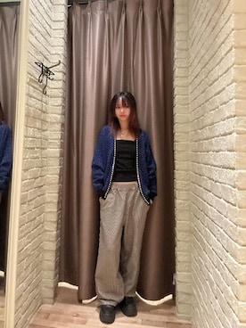 「HYSTERIC GLAMOUR（ヒステリックグラマー）のペインターパンツ（その他パンツ、ブラック系）」を使った、hzktoさん（レディース）の秋コーディネート