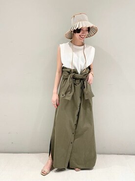 yoshiさん（レディース・160cm）の夏コーディネート