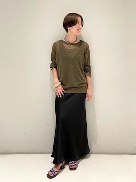 「ローヒール」｜yoshiさん（レディース・160cm）の夏コーディネート
