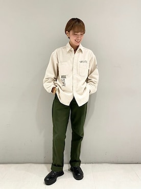 「ワークブーツ」｜yoshiさん（レディース・160cm）の秋コーディネート