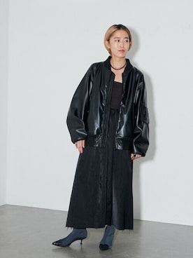 「LE TALON（ルタロン）のアイテム（ブーツ）」を使った、yoshiさん（レディース・160cm）の秋コーディネート