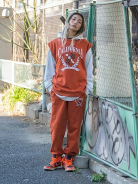 「Revo.（レボ）のアイテム」を使った、Revo.さん（メンズ・170cm）の春コーディネート