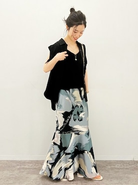 「Ch!iii BAG（チーバック）のアイテム」を使った、みこさん（レディース・156cm）の春コーディネート