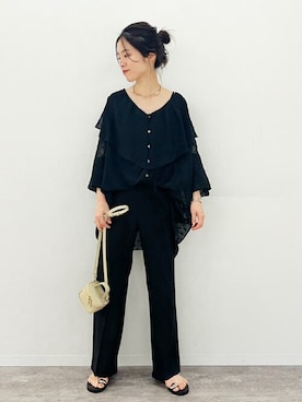 「Ch!iii BAG（チーバック）のアイテム」を使った、みこさん（レディース・156cm）の春コーディネート