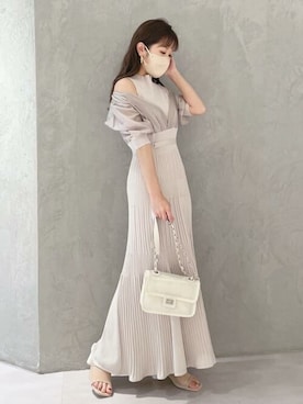 「MERCURYDUO（マーキュリーデュオ）のアイテム（アクセサリー）」を使った、MERCURYDUOさん（レディース・151cm）の夏コーディネート