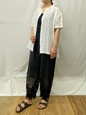 「haupia（ハウピア）のアイテム」を使った、haupiatabeiさん（レディース・165cm）の夏コーディネート