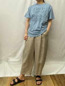 「haupia（ハウピア）のアイテム」を使った、haupiatabeiさん（レディース・165cm）の夏コーディネート