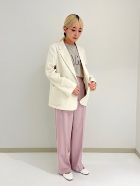 「odub」｜中島さん（レディース・154cm）の春コーディネート