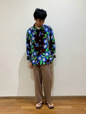 「cellar door」｜Bshopスタッフさん（メンズ・173cm）の春コーディネート