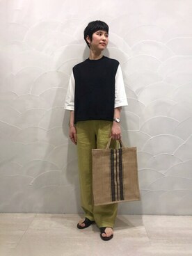 Bshopスタッフさん（レディース・160cm）の春コーディネート