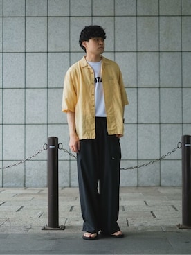 Bshopスタッフさん（メンズ・179cm）の夏コーディネート