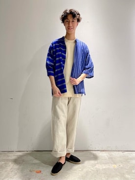 Bshopスタッフさん（メンズ・177cm）の夏コーディネート