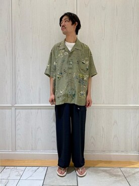 Bshopスタッフさん(メンズ・175cm)の夏コーディネート
