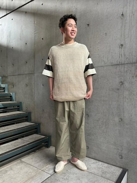 Bshopスタッフさん(メンズ・180cm)の夏コーディネート