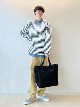 Bshopスタッフさん（メンズ・180cm）の夏コーディネート