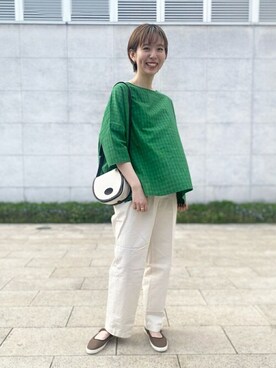 Bshopスタッフさん（レディース・166cm）の夏コーディネート