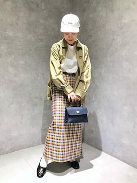 「GYMPHLEX（ジムフレックス）のアイテム（その他アウター）」を使った、Bshopスタッフさん（レディース・156cm）の夏コーディネート