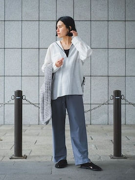 Bshopスタッフさん（レディース・170cm）の夏コーディネート