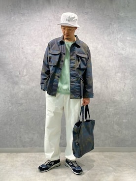 Bshopスタッフさん(メンズ・183cm)の夏コーディネート
