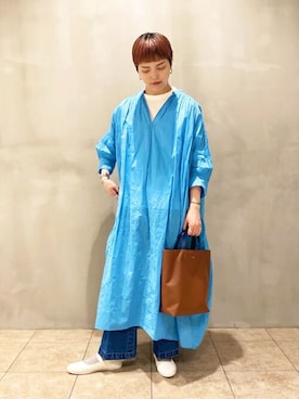 Bshopスタッフさん(レディース・158cm)の夏コーディネート