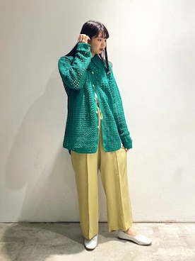 Bshopスタッフさん（レディース・157cm）の夏コーディネート