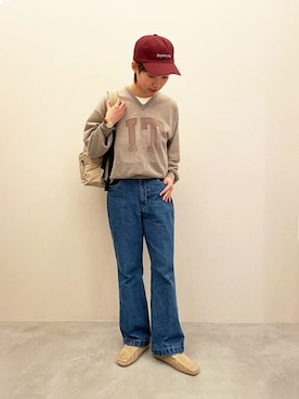 Bshopスタッフさん（レディース・157cm）の夏コーディネート