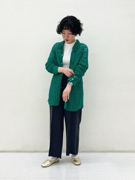 Bshopスタッフさん(レディース・160cm)の夏コーディネート