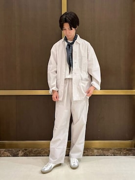 「unfil」｜「アイテム（財布/小物）」を使った、Bshopスタッフさん（メンズ・172cm）の夏コーディネート